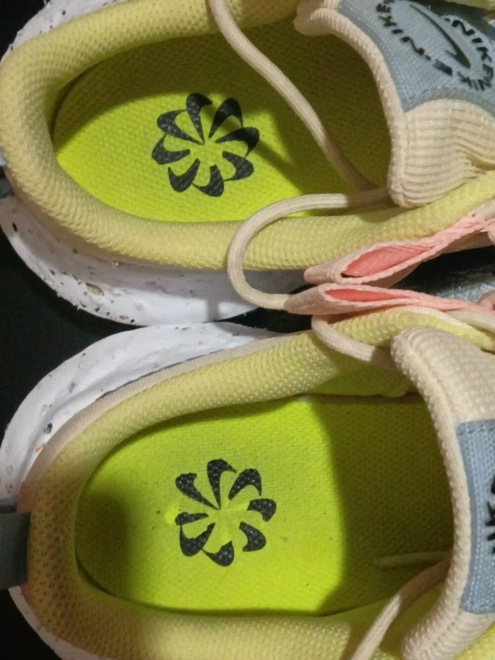 Nike Wmns Crater Impact Volt Yellow Womens 9.5 Casual Lifestyle Shoes CW2386-700
